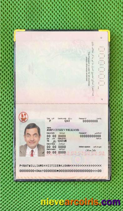 Qatar passport photolook